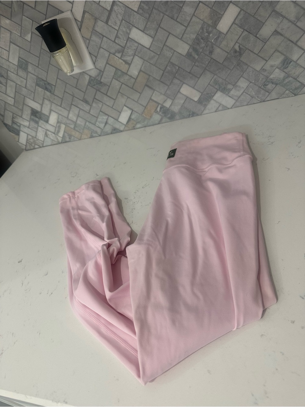 Daily Drills Light Pink Kids Leggings